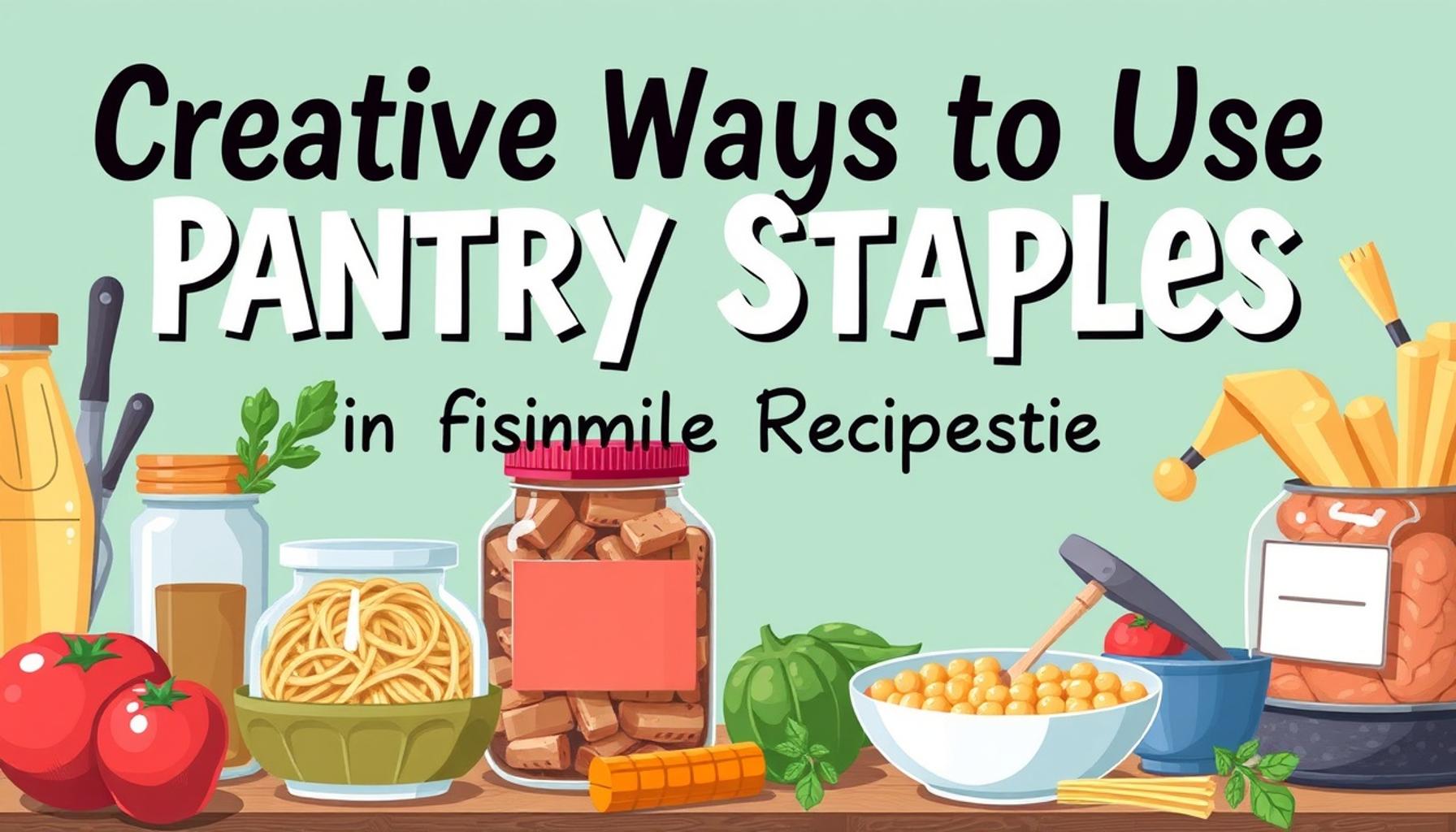 Creative Ways to Use Pantry Staples in Simple Recipes