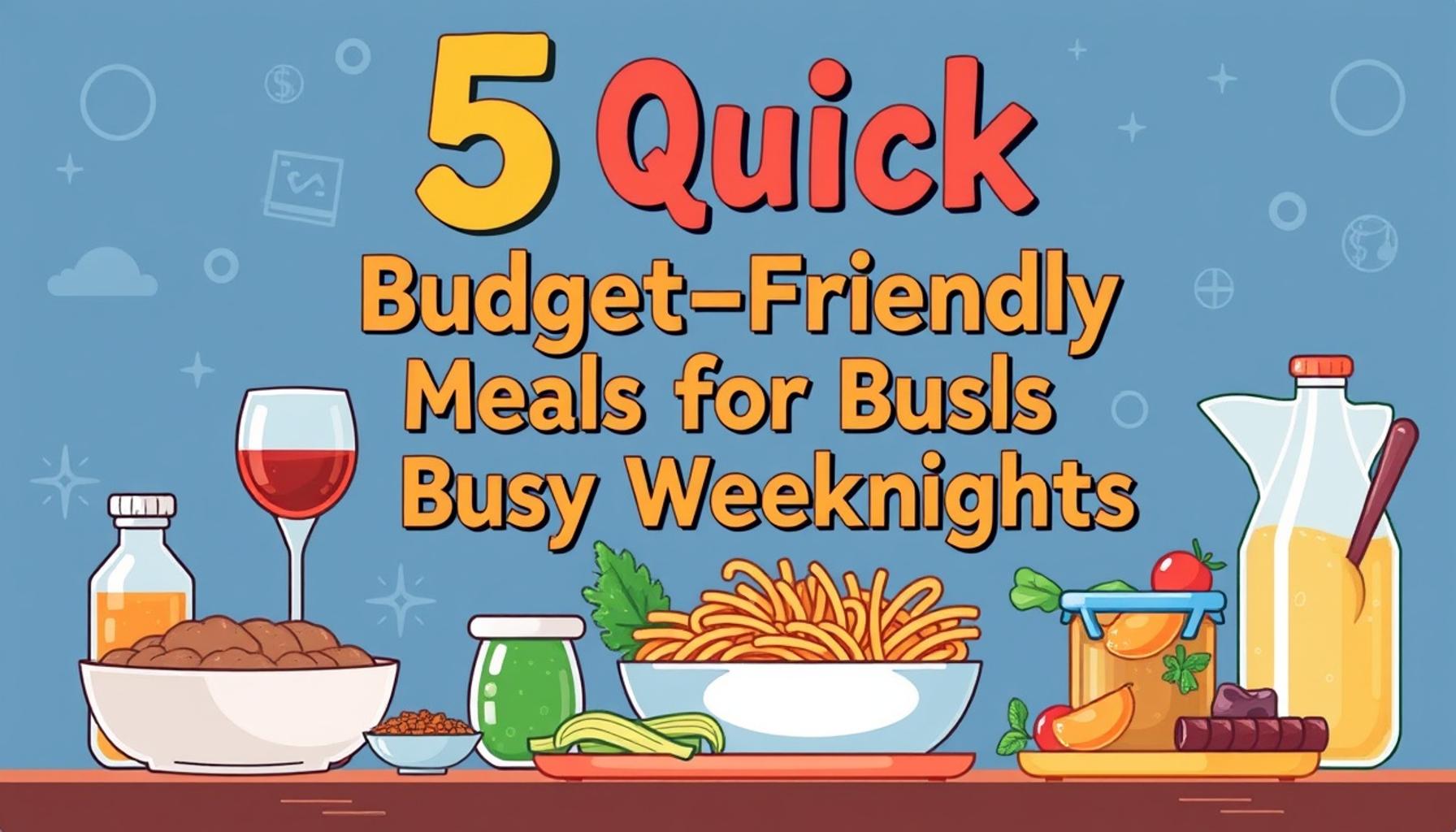 5 Quick Budget-Friendly Meals for Busy Weeknights