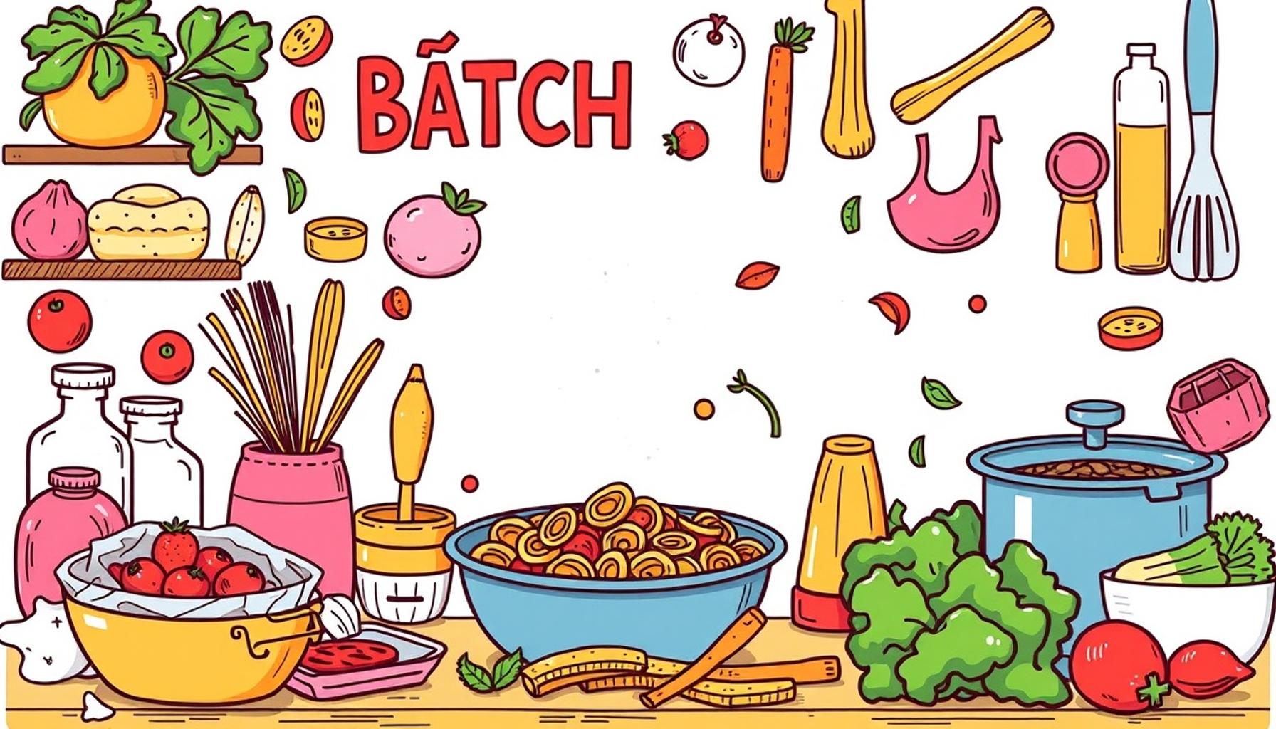 Batch Cooking: How to Prepare Meals for the Week in Just One Day